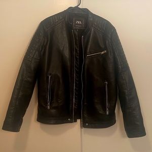 ZARA Vintage XL Leather Jacket